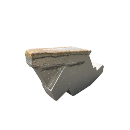 Contre dent triangulaire blindé pour broyeurs lents côté